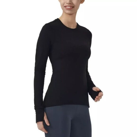 SPYDER Active Women XL Long Sleeve Pullover Activewear Pocket Shirt Thumb Hole - Picture 5 of 8